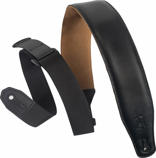 Levys MRHGS Ledergurte für Gitarren Black