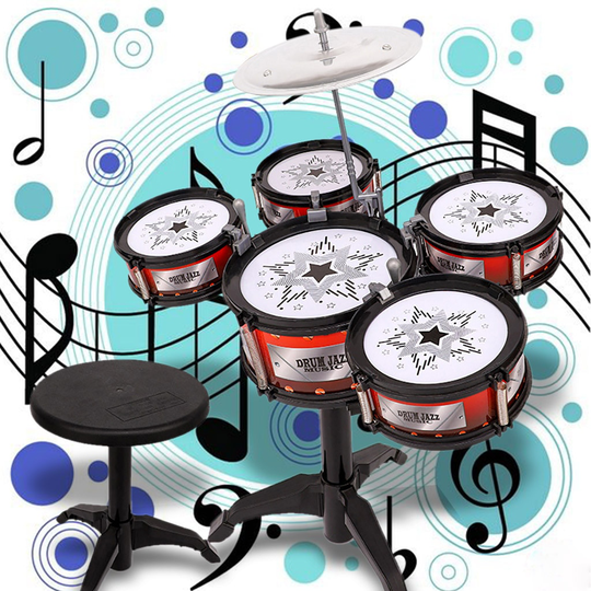 HIINST Klassieke Jazz Drum Drum Kinderen Muzikaal Speelgoed Stimulerende Kinderen Creativiteit Joyful Party Omgeving Dec14