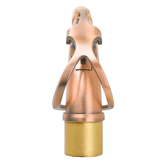Eb Altsaxofoon Nek Messing Materiaal Sax Bocht Hals Hoofd Gezamenlijke 24.5Mm Saxofoon Accessoire, Rood Koper Kleur