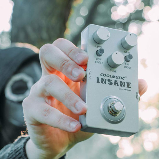 Coolmusic C-DI01 Krankzinnig Distortion Pedaal Gitaar Pedaal Effecten Bass Pedaal