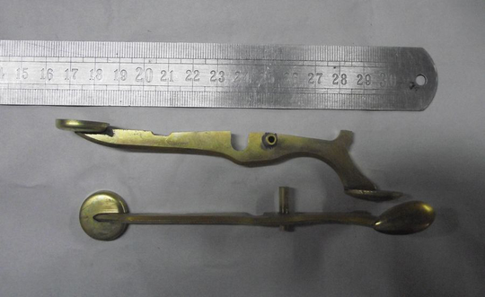 2 Pcs Altsax Reparatie Onderdelen Messing Unpainted Onvoltooide Sax Deel Unpainted