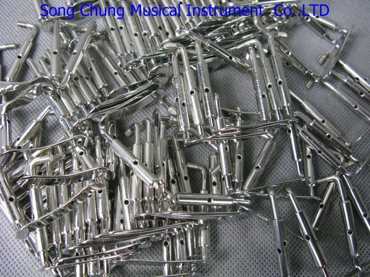 10 stks Top zilver kleur 4/4 viool chin rest klemmen, viool onderdelen