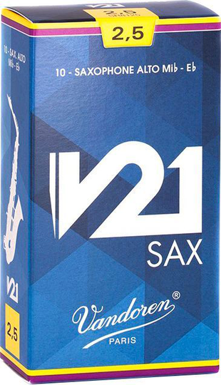 Vandoren V-21 Altsaxophon Blatt 2,5 - ( in Stärken ab 2,5 - 5.0 erhältlich) V21