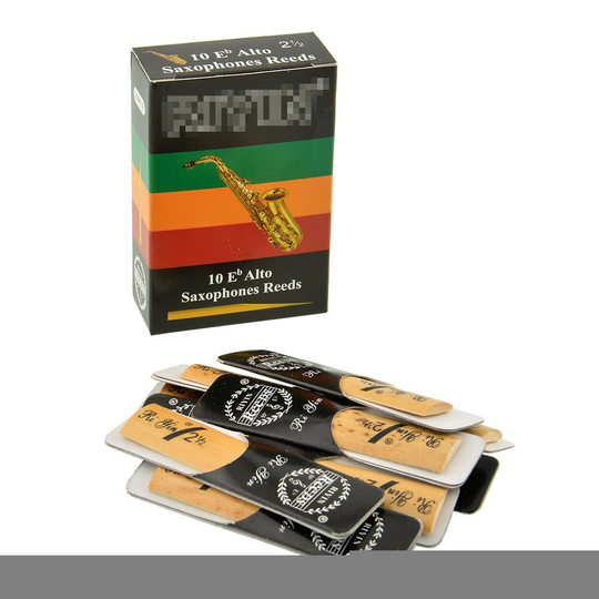10 Pcs Classic Alto Sax Rieten Riet Voor Riyin Saxofoon 2.5 Sterkte 2 1/2 Muziek Xmas Nuttig Voor musical