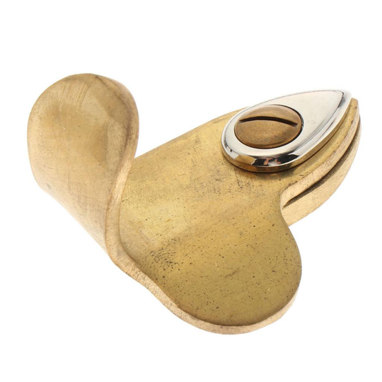 Duurzaam Saxofoon Duim Haak Rest Ondersteuning Sax Metalen Duimsteun Houder-Golden
