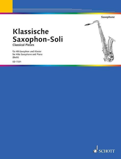 Noten KLASSISCHE SAXOPHON SOLI Altsax Heinz Both Schott ED 7331