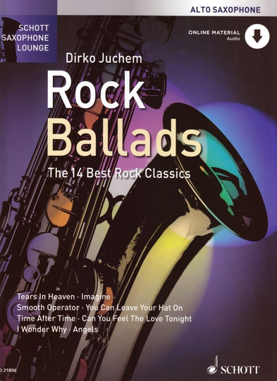 Noten ROCK BALLADS Juchem Dirko incl. download Code Altsaxophon ED 21806D