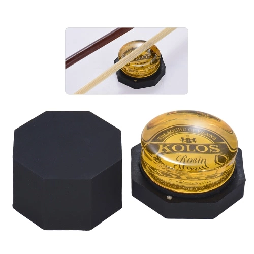 High-Class Low Staub Red Rosin Colophony Transparent Abgerundete Universell für Streichmusikinstrument Violine Viola Cello Erhu