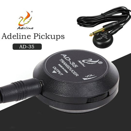 Adeline Ad-35 Mini Pickup Versterker Transducer Stok Piezo Pickup Voor Akoestische Gitaar Ukelele Viool Cello Banjo Gitaar Onderdelen