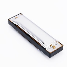 1Pc Kids Volwassenen Blues Harmonica Muziekinstrument Roestvrijstalen Diatonische Harmonica 10 Holes Toonsoort C Speelgoed Met Case