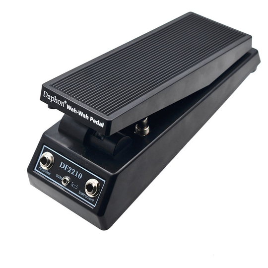 Daphon DF2210 Gitaar Wah Wah Pedaal Voor Elektrische Gitaar Spelers Dj Pedal Power Converter Effect Pedaal Plug Elektrische Gitaar Tonen