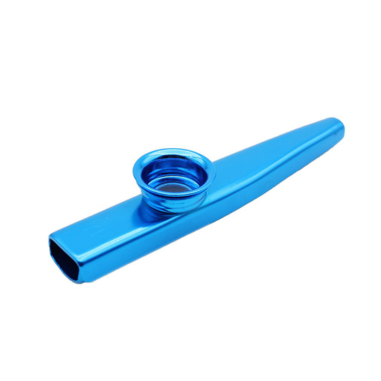 1 Pc Metalen Kazoo Met 6 Kazoo Fluit Membraan Mond Fluit Harmonica Voor Beginners Kids Adult Party Muziekinstrument