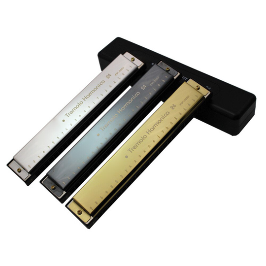 24 Hole Tremolo Harmonica C Key Polyfonie Octaaf-Tuned Mond Orgel