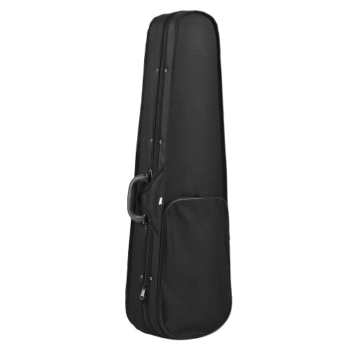 Professionelle 4/4 Full Size Violine Dreieck Form Case Box Hard & Super Light mit Schultergurten Beige