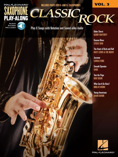 Noten Classic Rock for Saxophon für B & Es Stimmung HL113429 incl. download Code