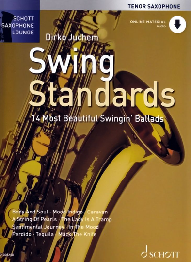 Noten SWING STANDARDS Juchem Dirko audio download Code ED 20824D B-Stimmung
