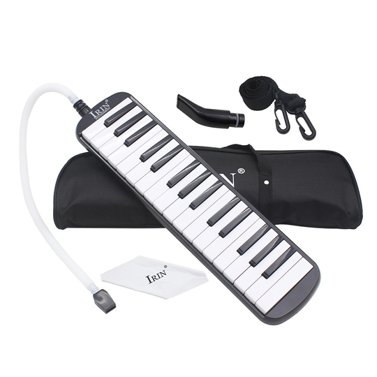 Duurzaam 32 Piano Toetsen Melodica Met Draagtas Muziekinstrument Voor Muziek Liefhebbers Beginners Volwassen Harmonica Mondharmonica