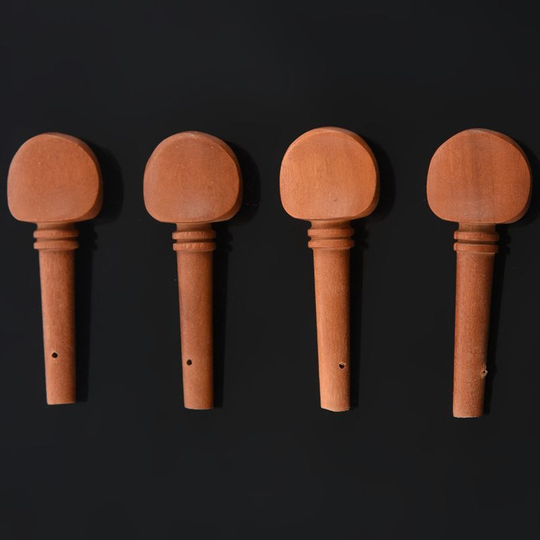 4 Stuks 4/4 Viool Fiddle Tuning Peg Set Jujube Houten Vervanging Voor 4/4 Viool