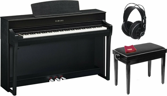 Yamaha CLP-745 B SET Schwarz Digital Piano
