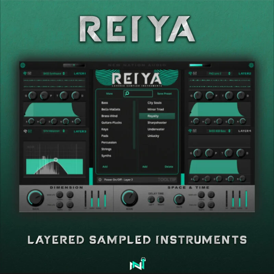 New Nation Reiya - Layered Sampled Instruments (Digitales Produkt)