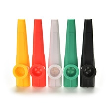 Gemengde Kleur Plastic Kazoo Harmonica Mond Fluit Kids Kinderen Party Kid Muziekinstrument Speelgoed Willekeurige Kleur