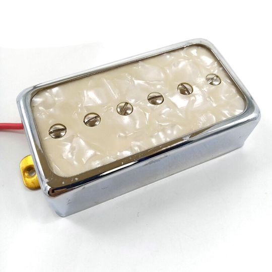 Gitaar Pickup 2 Witte Parel Gitaar Single Coil Bridge & Neck Pickups Lp Humbucker Pickup 50 52