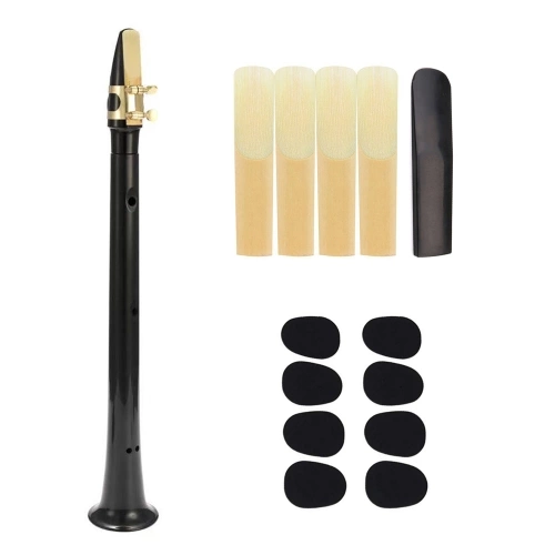 （Glockenmund） Pocket Sax Mini Tragbares Saxophon Kleines Saxophon mit Tragetasche Holzblasinstrument
