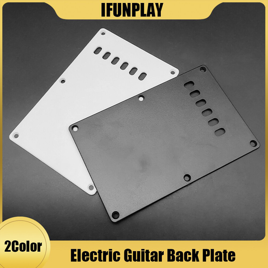 ABS 6 Gaten Gitaar Tremolo Cavity Cover Back Plate Standaard Gitaar Vervanging voor ST Elektrische Gitaar Deel Accessoires