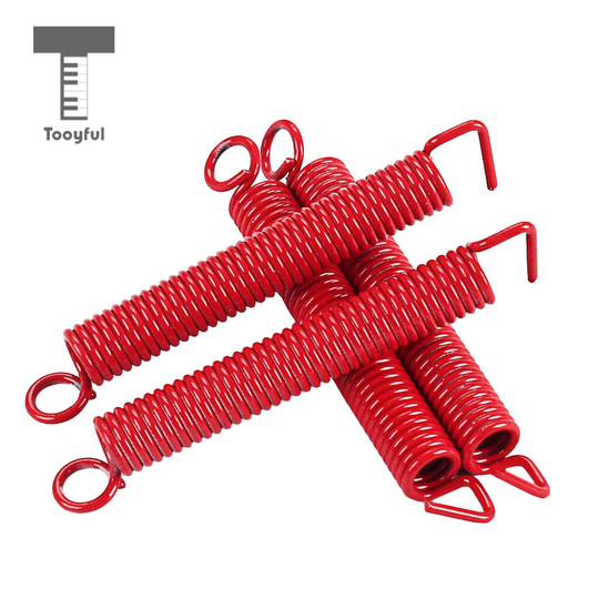 4 Stuks Elektrische Gitaar Tremolo Bridge Springs Voor Bridge Gitaar Vervangende Onderdelen-Rood