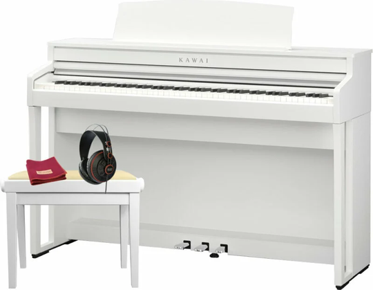 Kawai CA-49 SET Satin White Digital Piano