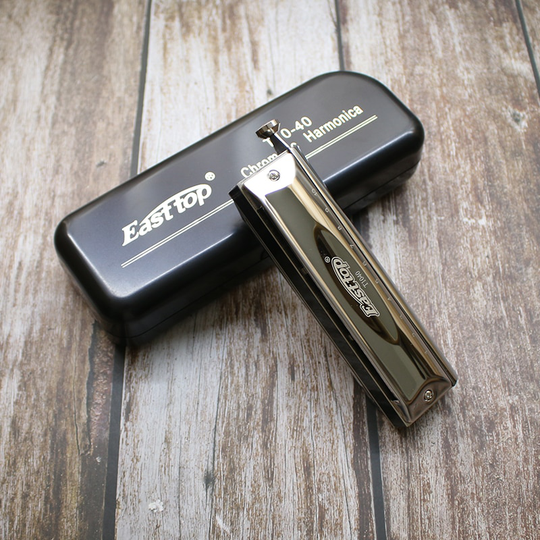 Easttop Chromatische Harmonica 10 Hole 40 Tone ABS Kam Armonica Cromatica Mond Ogan Muziekinstrument Gaita De Boca Professionele