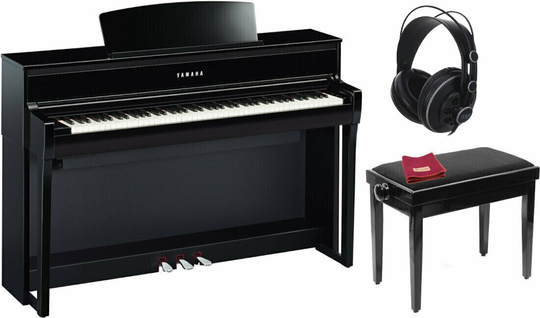 Yamaha CLP-775 B SET Schwarz Digital Piano