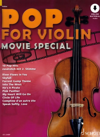 Noten Pop for Violin MOVIE für 2 Streicher Schott ED 23489