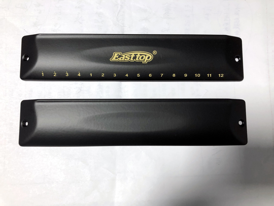 Chromatische Harmonica Cover Voor Easttop 16 Gat Challenger Chromatische Harmonica, Zwarte Cover