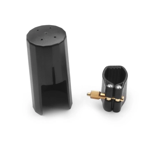 Altsaxophon Saxophon Mundstück Kappe PU Leder Ligatur für Sax Zubehör Ersatz