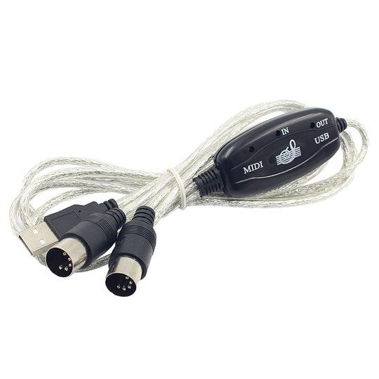 Midi Interface Naar Usb Kabel Converter Connector Pc Naar Synthesizer Keyboard Instrument Kabel Adapter Voor Thuis Muziek Studio