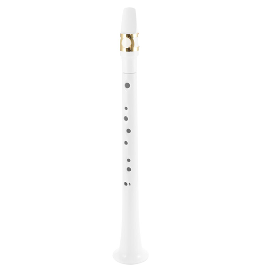 Wit Pocket Sax Mini Draagbare Saxofoon Kleine Saxofoon Met Draagtas Houtblazers Instrument