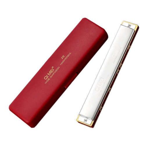 C Key 24 Gat Professionele Tremolo Harmonica Mondharmonica Muziekinstrument
