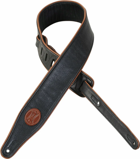 Levys MSS17 Ledergurte für Gitarren Black