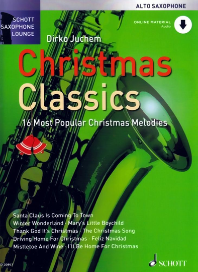 Noten Christmas classics Weihnachten für Altsaxophon incl.download Code ED 20957