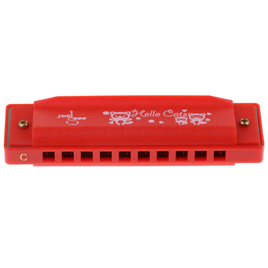 Kleurrijke Leuke Plastic Harmonica Mondharmonica Muziekinstrument Kinderen Leren Educatief Speelgoed Meisje Verjaardag Christmas