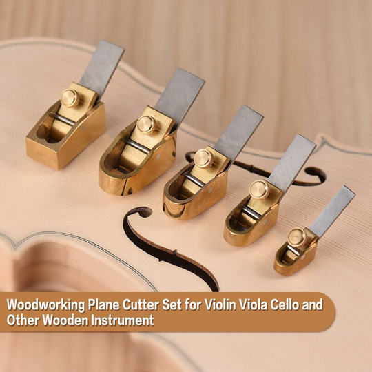 5 Stuk Houtbewerking Vliegtuig Cutter Set Gebogen Sole Metaal Koper Luthier Tool Viool Altviool Cello Houten Instrument