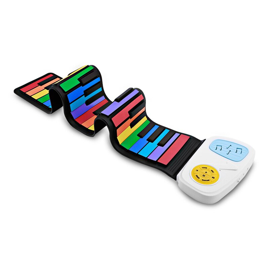 Multi Stijl Draagbare 49 Toetsen Flexibele Siliconen Roll Up Piano Opvouwbare Elektronische Toetsenbord Voor Kinderen Student