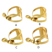 Sopraan Alto Tenorsaxofoon Klarinet In Bb Flexibiliteit Gold Mondstuk Ligatuur 27RD