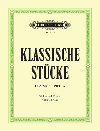 Noten Klassische Stücke für Violine & Klavier Hermann Peters EP 1413a
