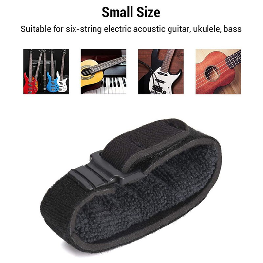 2 Stuks Guitar String Mute Gitaar Beam Tape Demper, Verstelbare Fretboard Dempen Bandjes, Muziekinstrument Accessoires
