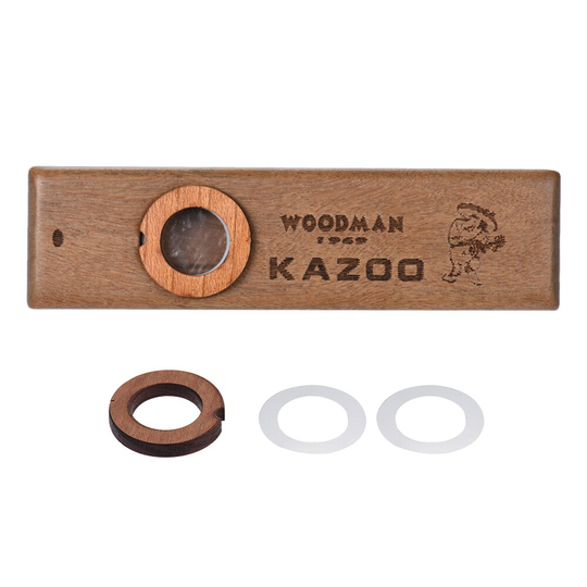 Houten Kazoo Muziekinstrument Ukulele Gitaar Partner Hout Harmonica Met Metalen Doos Voor Muziek Begeleiding