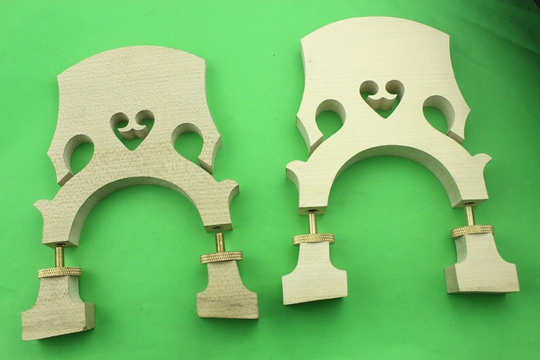 1 st Europese hout verstelbare dubbele Bass Bridge 3/4 belgische stijl Accessoires