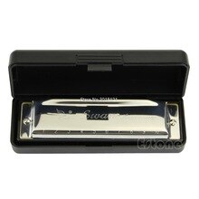 Silver Swan Harmonica 10 Gat Van C Voor Blues Rock Jazz Folk Harmonica