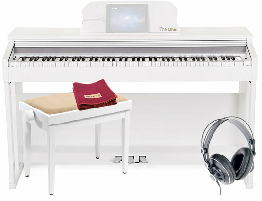 The ONE Smart Piano - Classic White SET Classic White Digital Piano